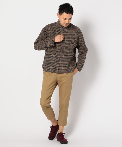 SHIPS（シップス）の「SU: メルトン スタンドブルゾン（ブルゾン・メンズ・ブラック/ブラウン/ネイビー・SMALL/MEDIUM/LARGE/X-LARGE）」の18枚目の写真
