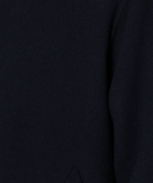 SHIPS（シップス）の「SU: メルトン スタンドブルゾン（ブルゾン・メンズ・ブラック/ブラウン/ネイビー・SMALL/MEDIUM/LARGE/X-LARGE）」の21枚目の写真