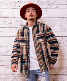 #Re:room | ヴィンテージスウィッチチェック ビッグフランネルシャツ(シャツ/ブラウス)