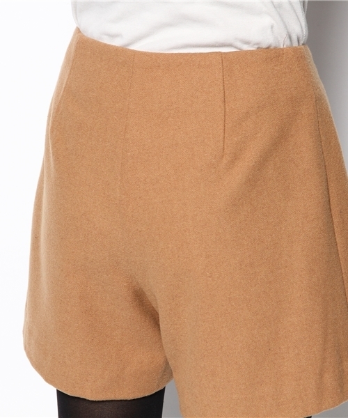 BEAMS LIGHTS Women's（ビームスライツ ウィメンズ）の「BEAMS LIGHTS / パイピングポケット メルトンショートパンツ（その他パンツ・レディース・ブラウン系その他/ワイン/ネイビー・40/36/38）」の7枚目の写真