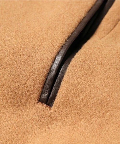 BEAMS LIGHTS Women's（ビームスライツ ウィメンズ）の「BEAMS LIGHTS / パイピングポケット メルトンショートパンツ（その他パンツ・レディース・ブラウン系その他/ワイン/ネイビー・40/36/38）」の12枚目の写真