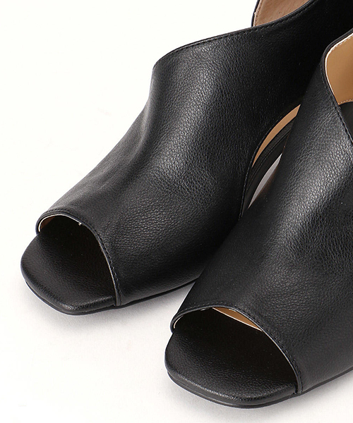 Comme　Ca　Mature（コムサマチュア）の「カットデザイン　ブーツ　サンダル（サンダル・レディース・ブラック/オリーブ/マスタード・22.5cm/23.5cm/24.5cm）」の10枚目の写真