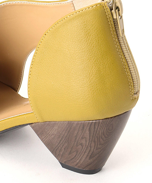 Comme　Ca　Mature（コムサマチュア）の「カットデザイン　ブーツ　サンダル（サンダル・レディース・ブラック/オリーブ/マスタード・22.5cm/23.5cm/24.5cm）」の6枚目の写真