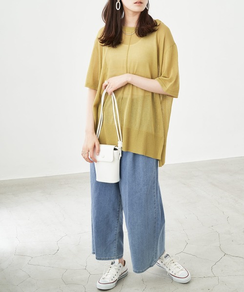 ◎ゆちゃーむ◎新品タグ付き　plage ハイウエスト タック WIDE セール】SWEAT WIDE TUCK パンツ（スウェットパンツ）｜Plage