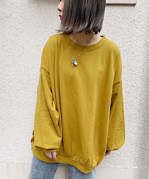 apres jour(アプレジュール)の「ヴィンテージ加工スウェット【ZOZOTOWN限定アイテム】(スウェット・レディース・グリーン/マスタード/ベージュ/ブラック・フリー)」の7枚目の写真