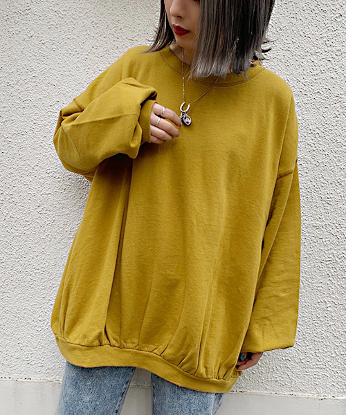 apres jour(アプレジュール)の「ヴィンテージ加工スウェット【ZOZOTOWN限定アイテム】(スウェット・レディース・グリーン/マスタード/ベージュ/ブラック・フリー)」の8枚目の写真