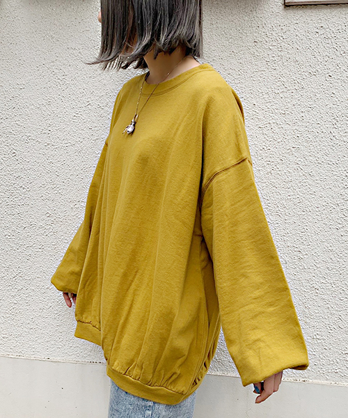 apres jour(アプレジュール)の「ヴィンテージ加工スウェット【ZOZOTOWN限定アイテム】(スウェット・レディース・グリーン/マスタード/ベージュ/ブラック・フリー)」の9枚目の写真