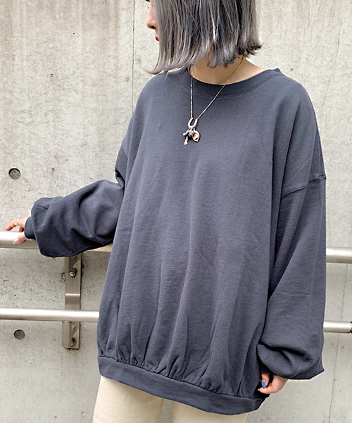 apres jour(アプレジュール)の「ヴィンテージ加工スウェット【ZOZOTOWN限定アイテム】(スウェット・レディース・グリーン/マスタード/ベージュ/ブラック・フリー)」の15枚目の写真