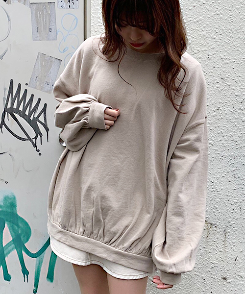 apres jour(アプレジュール)の「ヴィンテージ加工スウェット【ZOZOTOWN限定アイテム】(スウェット・レディース・グリーン/マスタード/ベージュ/ブラック・フリー)」の17枚目の写真