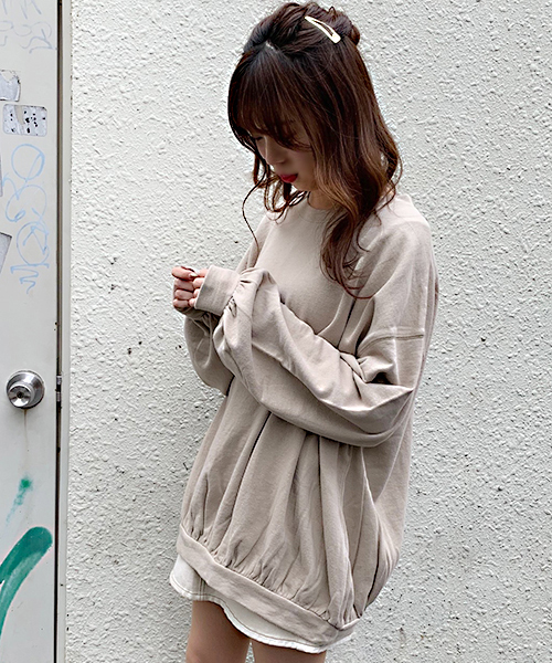 apres jour(アプレジュール)の「ヴィンテージ加工スウェット【ZOZOTOWN限定アイテム】(スウェット・レディース・グリーン/マスタード/ベージュ/ブラック・フリー)」の21枚目の写真