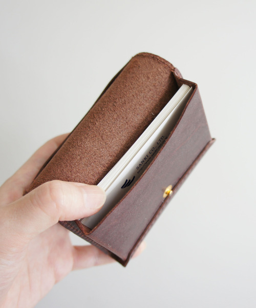 TIDEWAY（タイドウェイ）の「GLAZING OIL CARD CASE/名刺入れ（名刺入れ・メンズ・ブラック/ブラウン/アーミー/バーガンディー・FREE）」の12枚目の写真