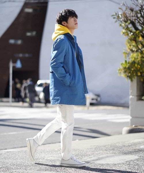 MK MICHEL KLEIN HOMME (エムケーミッシェルクランオム)の「パーカー(ウラケボーダー)(パーカー・メンズ・ホワイト/イエロー/グレー・46/48/51)」の16枚目の写真