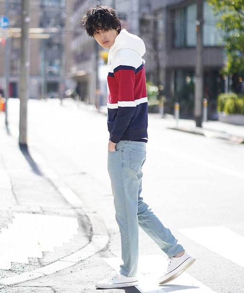 MK MICHEL KLEIN HOMME (エムケーミッシェルクランオム)の「パーカー(ウラケボーダー)(パーカー・メンズ・ホワイト/イエロー/グレー・46/48/51)」の22枚目の写真