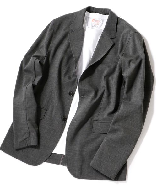 SHIPS（シップス）の「SU: TW SOLOTEX(R) 2B ジャケット ■（テーラードジャケット・メンズ・ブラック/グレー/ネイビー・S/M/L/XL）」の3枚目の写真