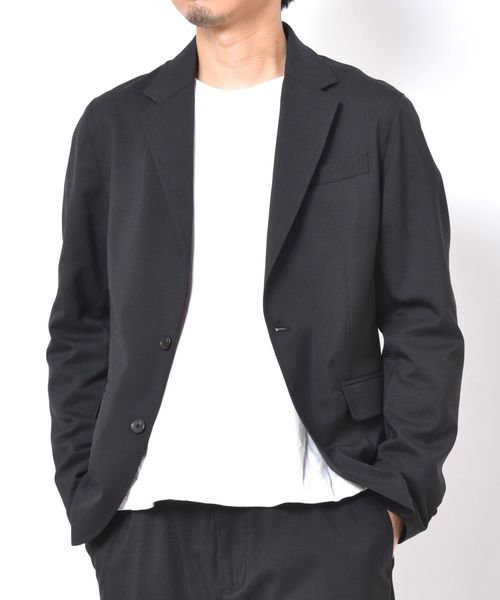 SHIPS（シップス）の「SU: TW SOLOTEX(R) 2B ジャケット ■（テーラードジャケット・メンズ・ブラック/グレー/ネイビー・S/M/L/XL）」の2枚目の写真
