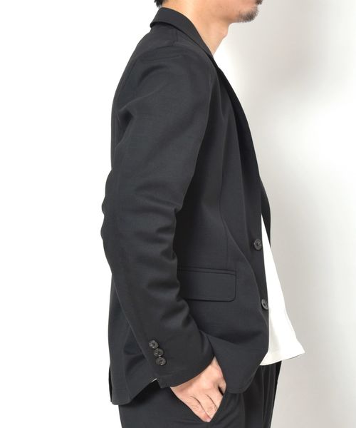 SHIPS（シップス）の「SU: TW SOLOTEX(R) 2B ジャケット ■（テーラードジャケット・メンズ・ブラック/グレー/ネイビー・S/M/L/XL）」の4枚目の写真
