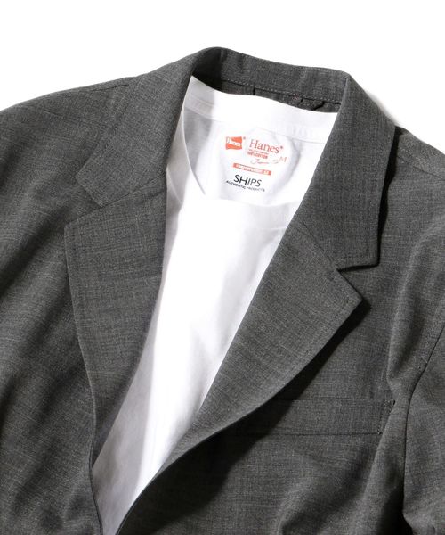 SHIPS（シップス）の「SU: TW SOLOTEX(R) 2B ジャケット ■（テーラードジャケット・メンズ・ブラック/グレー/ネイビー・S/M/L/XL）」の10枚目の写真