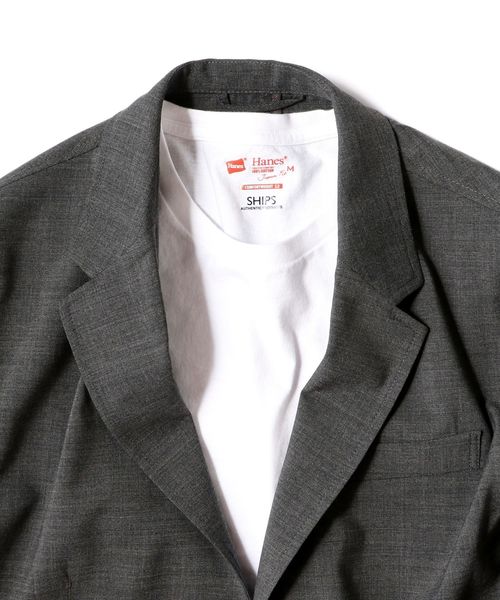 SHIPS（シップス）の「SU: TW SOLOTEX(R) 2B ジャケット ■（テーラードジャケット・メンズ・ブラック/グレー/ネイビー・S/M/L/XL）」の15枚目の写真