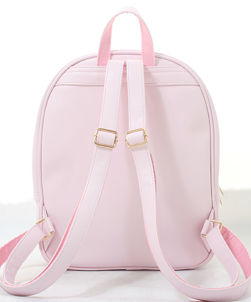 WEGO(ウィゴー)の「WEGO/DREAMERリュック(バックパック/リュック・レディース・ホワイト/ブラック/サックスブルー/パープル/ピンク・FREE)」の7枚目の写真
