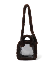 LUDLOW（ラドロー）の「スカラップ巾着 スエードVer