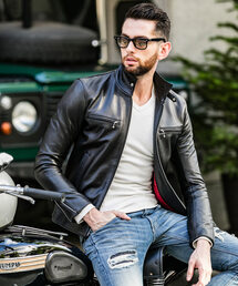 Buffalo Bobs | INTRUDER-HVY SHEEP(イントルーダー ヘヴィーシープ)シープレザー シングル ライダースジャケット(ライダースジャケット)