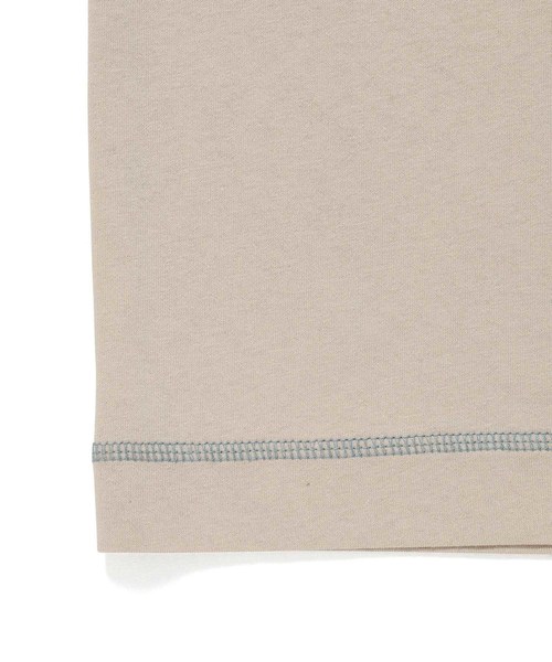JUNRED（ジュンレッド）の「リブラインカラーチルデンTEE（Tシャツ/カットソー・メンズ・ホワイト/ベージュ・S/M/L）」の5枚目の写真
