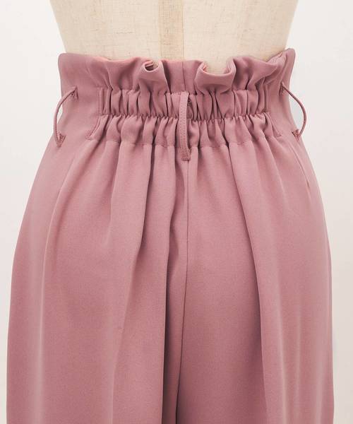 one after another NICE CLAUP(ワンアフターアナザーナイスクラップ)の「配色ベルト付きテーパードパンツ(その他パンツ・レディース・アイボリー/ブラウン/ピンク・FREE)」の13枚目の写真