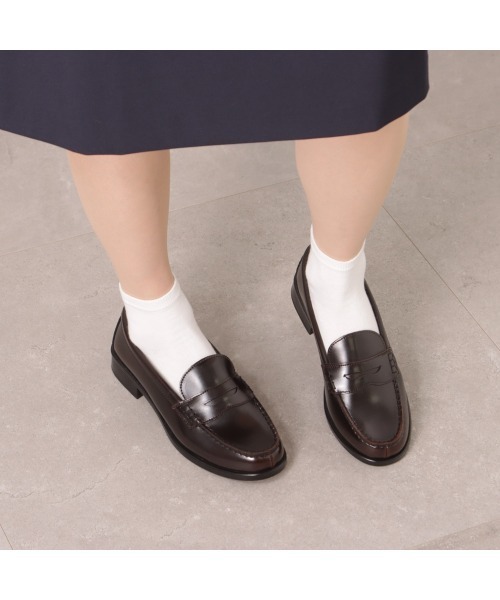 CEDAR CREST（セダークレスト ）の「【CEDAR CREST】スクールローファー 幅広 3E【22.0cm～25.5cm】（ローファー・レディース・ブラック/ダークブラウン・22.0cm/22.5cm/23.0cm/23.5cm/24.0cm/24.5cm/25.0cm/25.5cm）」の22枚目の写真