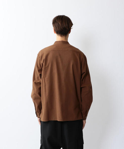 steven alan リネン混 ヘンプ ツイル オーバー シャツ 日本製 Steven Alan＞ ネル マイクロチェック オープンカラー シャツ BOX