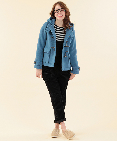 B:MING by BEAMS（ビーミングバイビームス）の「□B ビーミング by ビームス / コーデュロイサロペット（サロペット/オーバーオール・レディース・ブラック/ベージュ・SMALL/MEDIUM）」の8枚目の写真