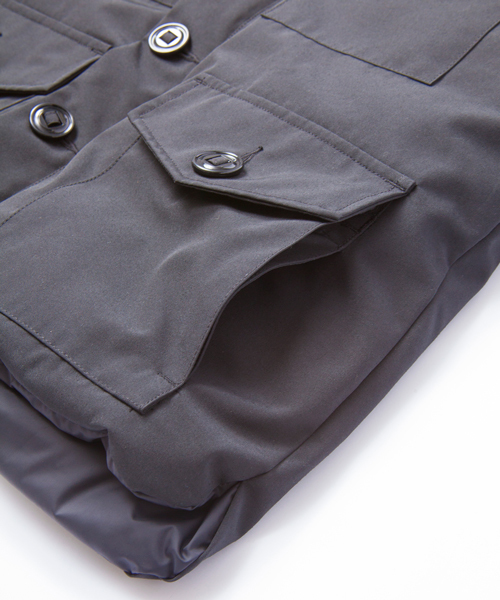 BEAUTY&YOUTH UNITED ARROWS(ビューティーアンドユースユナイテッドアローズ)の「<CANADA GOOSE>∴ HAMILTON BY SPECIAL/ダウンジャケット ◆(ダウンジャケット/コート・メンズ・ブラック/オリーブ・LARGE/SMALL/MEDIUM)」の13枚目の写真