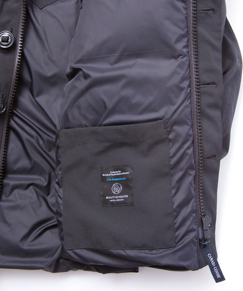 BEAUTY&YOUTH UNITED ARROWS(ビューティーアンドユースユナイテッドアローズ)の「<CANADA GOOSE>∴ HAMILTON BY SPECIAL/ダウンジャケット ◆(ダウンジャケット/コート・メンズ・ブラック/オリーブ・LARGE/SMALL/MEDIUM)」の8枚目の写真