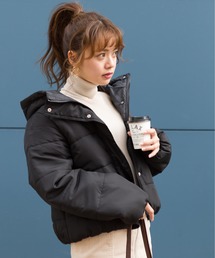 【WEB限定】フード付中綿ブルゾン