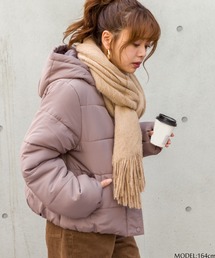 【WEB限定】フード付中綿ブルゾン