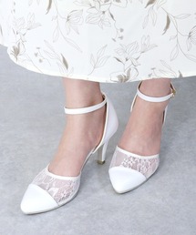Liberty Doll / ポインテッドトゥ セパレートストラップ 美脚パンプス レディース 8cmヒール 走れるパンプス オケージョン 結婚式 通勤(5430)