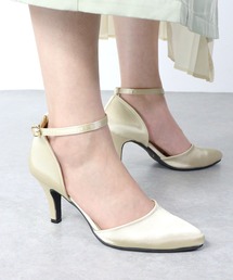 Liberty Doll / ポインテッドトゥ セパレートストラップ 美脚パンプス レディース 8cmヒール 走れるパンプス オケージョン 結婚式 通勤(5430)