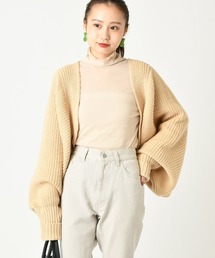 mystic | ドルマンショートボレロ(ニット/セーター)