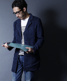 COMMONWARE AMERICAN RAG CIE&Magine | AMERICAN RAG CIE&Magine COMMONWARE ニットデニムチェスターコート 1434-615AMG(チェスターコート)