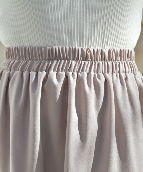 PairPair(ペアペア)の「無地&ダルメシアン柄ティアードロングスカート(スカート・レディース・ブラック/ベージュ/ライトグリーン/モカ/ライトベージュ・FREE)」の22枚目の写真