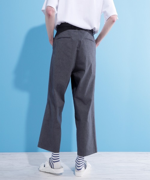 EMMA CLOTHES（エマクローズ）の「ウォッシュ加工コットンウエストギャザーワイドパンツ（その他パンツ・メンズ・ベージュ/ネイビー/グレー・M/L）」の21枚目の写真