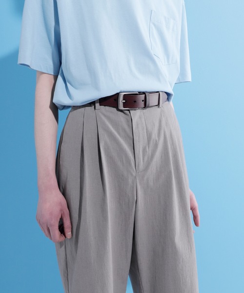 EMMA CLOTHES（エマクローズ）の「ウォッシュ加工コットンウエストギャザーワイドパンツ（その他パンツ・メンズ・ベージュ/ネイビー/グレー・M/L）」の13枚目の写真