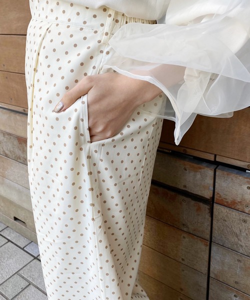 apres jour（アプレジュール）の「ドットパンツ【ZOZOTOWN限定アイテム】（その他パンツ・レディース・アイボリー/モカ/ブラック・フリー）」の17枚目の写真