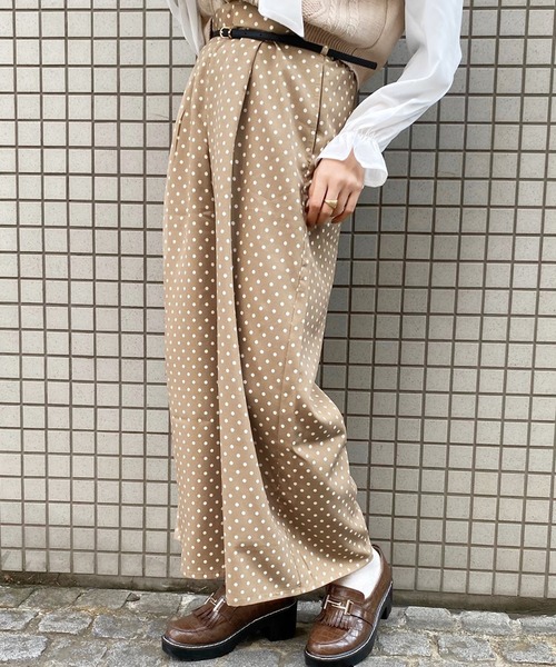 apres jour（アプレジュール）の「ドットパンツ【ZOZOTOWN限定アイテム】（その他パンツ・レディース・アイボリー/モカ/ブラック・フリー）」の13枚目の写真