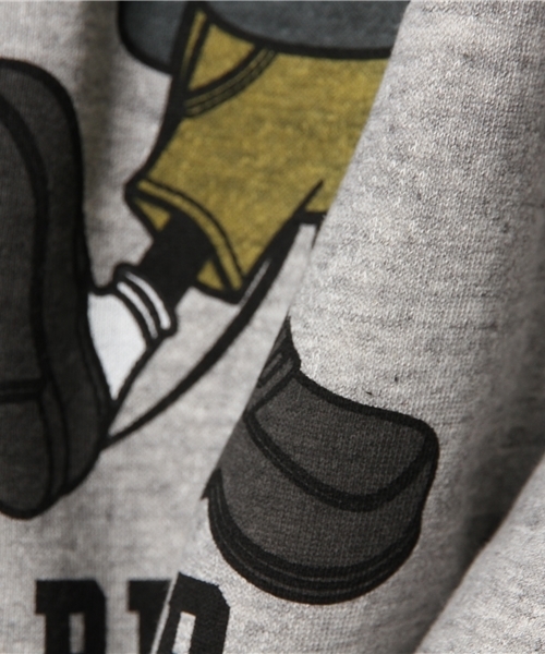 Disney(ディズニー)の「【MICKEY LIMITED COLLECTION】ツリウラケクルー(スウェット・メンズ・グレー/オートミール・MEDIUM/LARGE)」の11枚目の写真