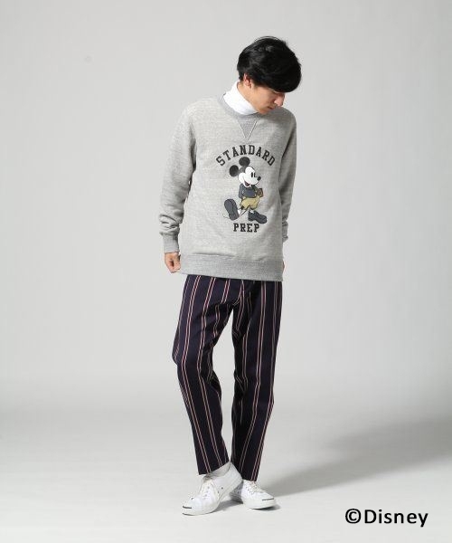Disney(ディズニー)の「【MICKEY LIMITED COLLECTION】ツリウラケクルー(スウェット・メンズ・グレー/オートミール・MEDIUM/LARGE)」の3枚目の写真