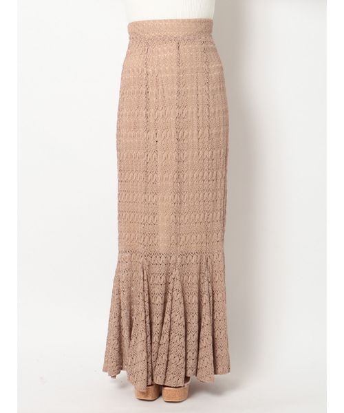 dazzlin（ダズリン）の「レースロングマーメイドスカート（スカート・レディース・ブラック/オフホワイト/グリーン/モカ・FREE）」の19枚目の写真