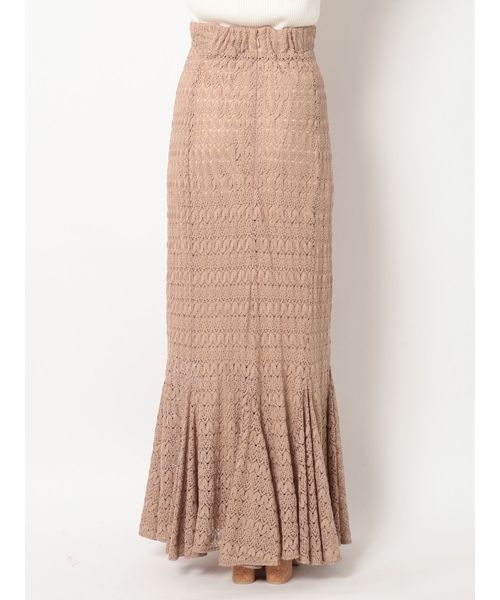 dazzlin（ダズリン）の「レースロングマーメイドスカート（スカート・レディース・ブラック/オフホワイト/グリーン/モカ・FREE）」の21枚目の写真