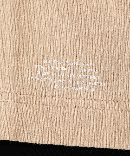 AZUL by moussy（アズールバイマウジー）の「USA COTTON C/N T-SHIRT/ユーエスエーコットンクルーネックティーシャツ（Tシャツ/カットソー・メンズ・ホワイト/ブラック/ベージュ/ライトピンク・SMALL/MEDIUM/LARGE/X-LARGE/X-SMALL）」の5枚目の写真