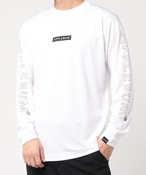 APPLEBUM（アップルバム）の「Elite Performance L/S T-shirt（Tシャツ/カットソー・メンズ・ブラック/ホワイト・MEDIUM/LARGE/X-LARGE/XX-LARGE）」の7枚目の写真