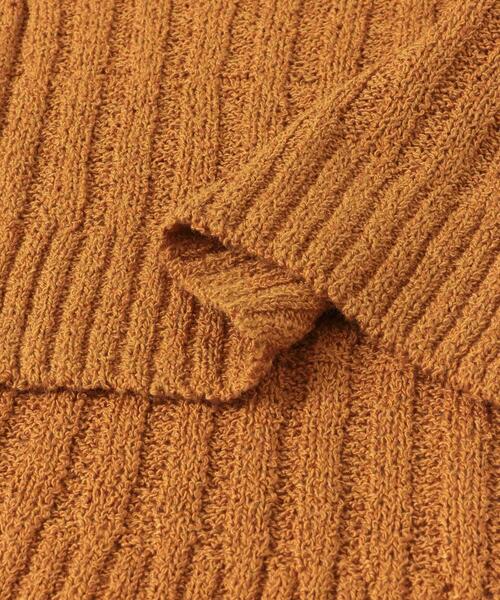 LAATO(ラート)の「WRAP KNIT TANK(タンクトップ・レディース・ブラウン/オフホワイト・FREE)」の6枚目の写真